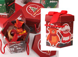 聖誕盒-六角糖果彩盒