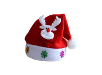 兒童帶燈雪人-聖誕帽