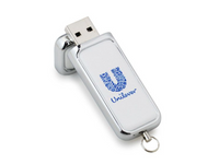 皮革USB手指，可印公司 Logo 或圖案