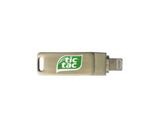 Standard USB with iPhone Lightning，免費印 Logo，訂製500個8GB，每個只需
