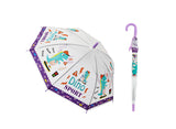 口哨透明兩用長柄兒童傘，免費印 Logo，訂製1,000個，每個只需