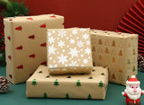 聖誕禮物燙金包裝紙