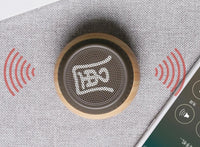 迷你木質復古便攜-藍牙音箱，可印公司 Logo 或圖案