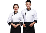 餐飲後廚制服 (長袖/短袖)，免费印 Logo，訂製500件，每件只需
