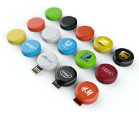 旋轉型USB手指，可印公司 Logo 或圖案